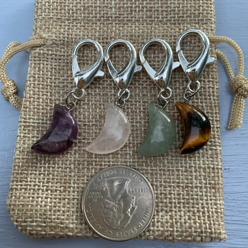 Crystal Pet Charms Amethyst Pet Charm Rose Quartz Pet Charm Tigers Eye Pet Charm
